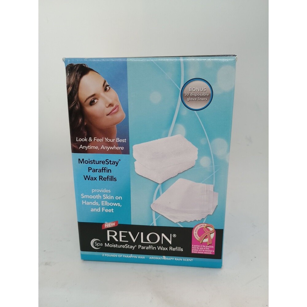 New Revlon Spa MoistureStay Paraffin Wax Refills 2 One Pound Blocks